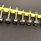 Coil Collated Hex Flange Head  Auto Feed Drywall Screws Without Washers For Metal Fastening